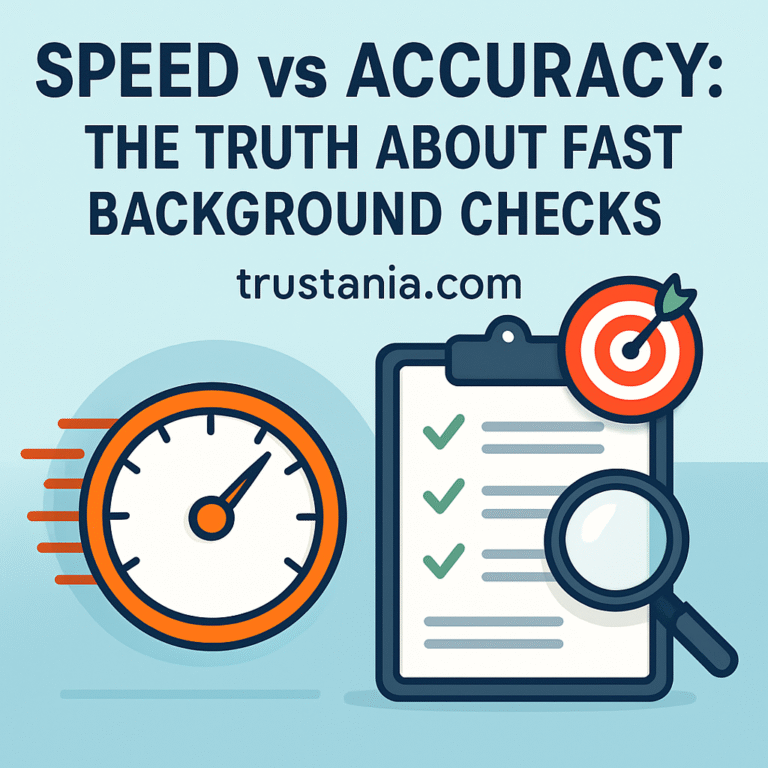 Speed vs Accuracy: The Truth About Fast Background Checks