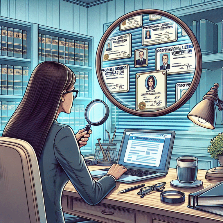 Professional License Verification: Ensuring Credential Authenticity